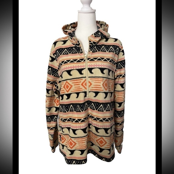 O’Neill Quarter Zip Hoodie Pockets New With Tags Large - Picture 1 of 4